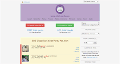 Desktop Screenshot of chat-perdu.org