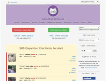 Tablet Screenshot of chat-perdu.org